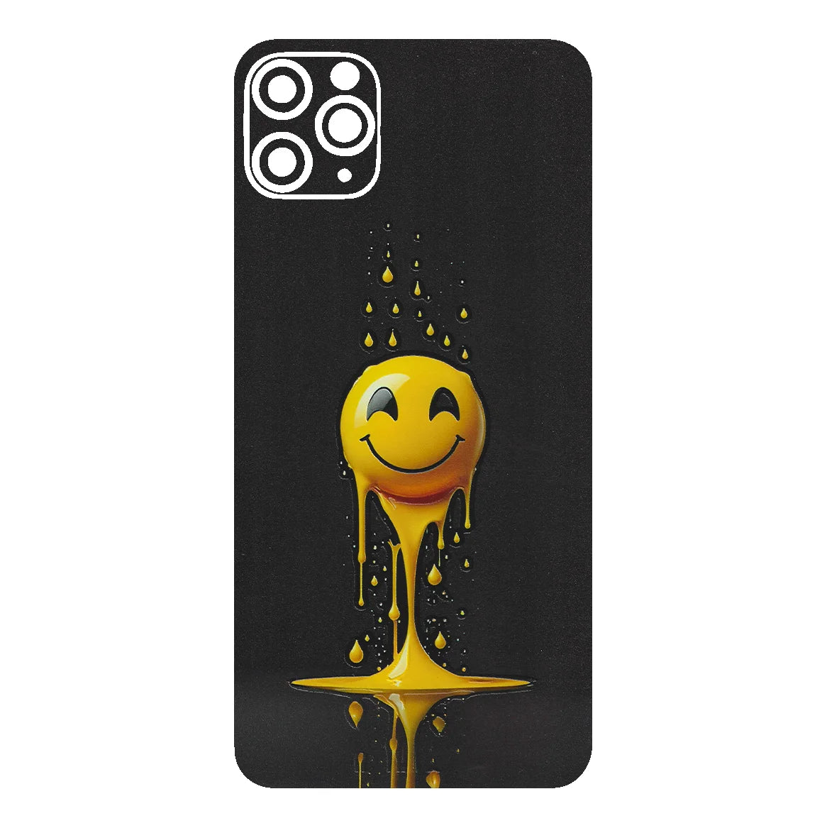 3D UV Printed Mobile Skin Wrap Smiley Face