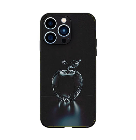 3D UV Printed Mobile Skin Wrap Glass Apple