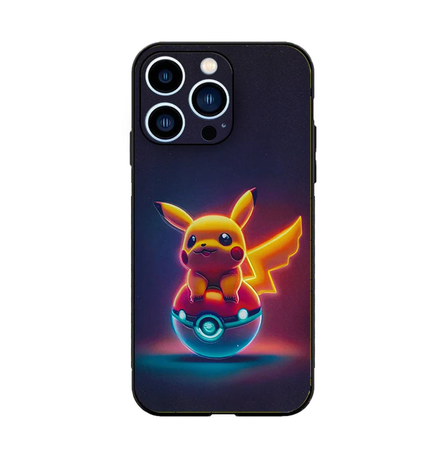 3D UV Printed Mobile Skin Wrap Pikachu from Pokemon