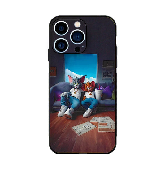 3D UV Printed Mobile Skin Wrap Tom and Jerry buddy