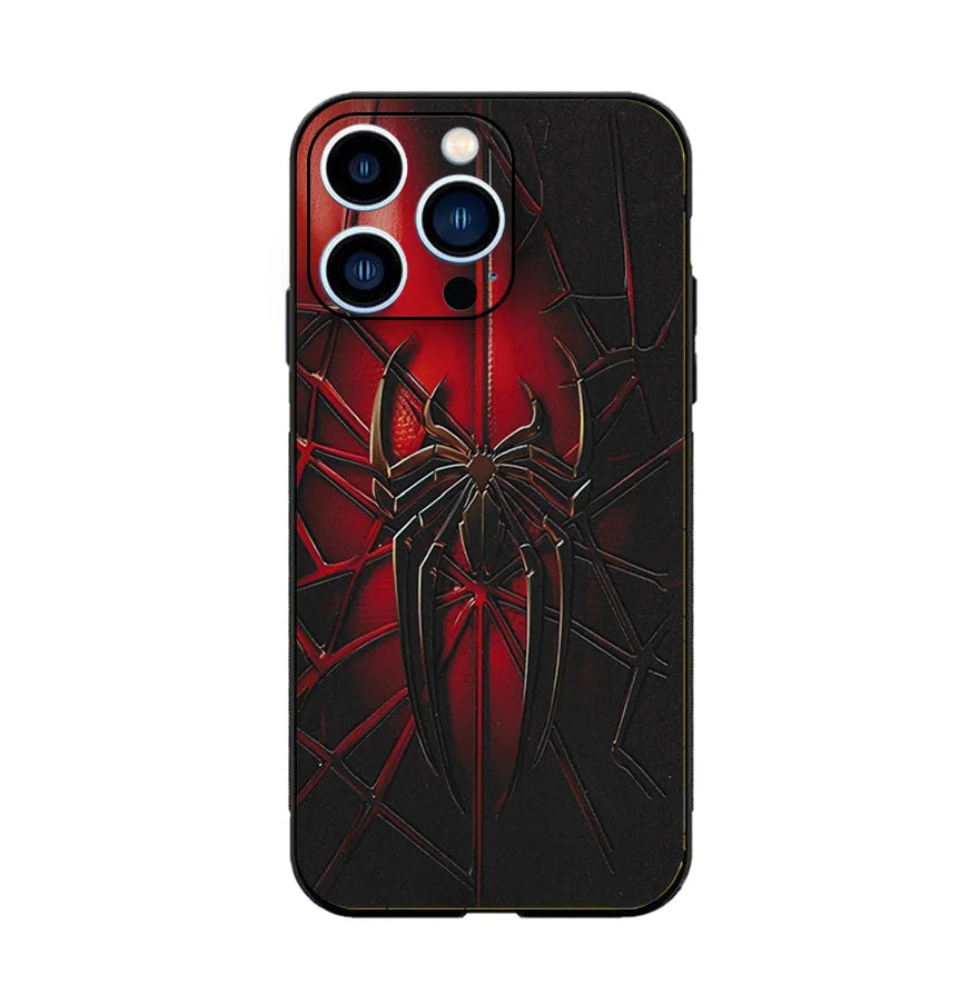 3D UV Printed Mobile Skin Wrap Spider-man Logo