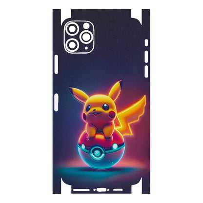 3D UV Printed Mobile Skin Wrap Pikachu from Pokemon