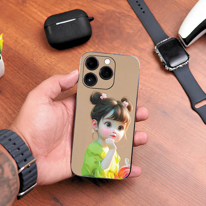 3D UV Printed Mobile Skin Wrap Cute Baby