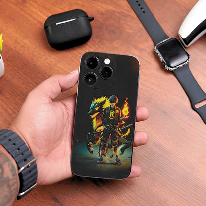 3D UV Printed Mobile Skin Wrap Anime Boy