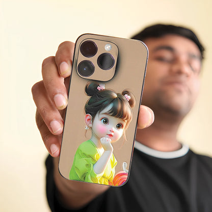 3D UV Printed Mobile Skin Wrap Cute Baby