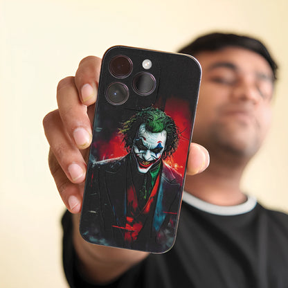 3D UV Printed Mobile Skin Wrap Joker