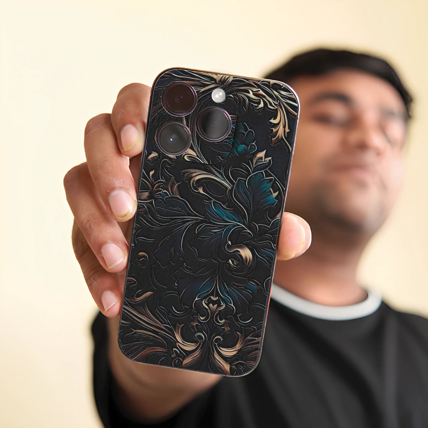 3D UV Printed Mobile Skin Wrap Premium Texture