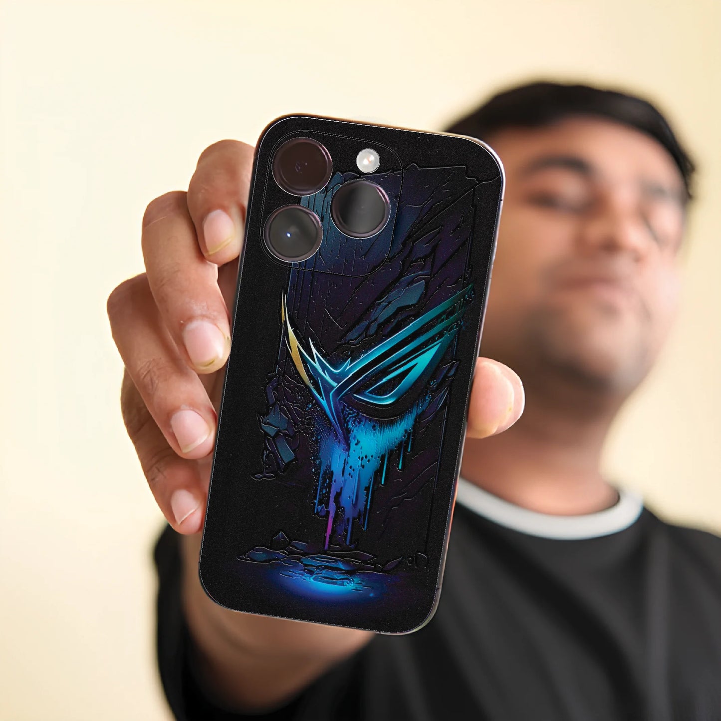 3D UV Printed Mobile Skin Wrap ASUS Style