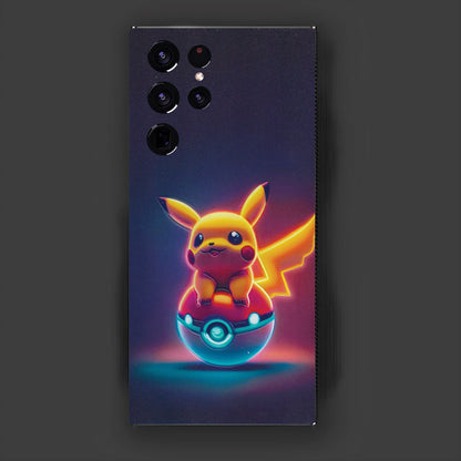 3D UV Printed Mobile Skin Wrap Pikachu from Pokemon